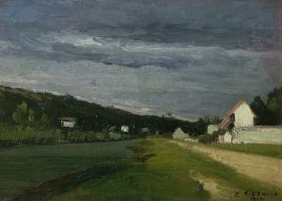 Landscape with Stormy Sky, 1864 by Camille Jacob Pissarro